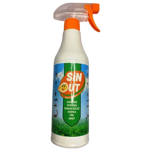 SİN OUT SPREY SİVRİSİNEK VE HAMAM BÖCEĞİ İLACI 500ML